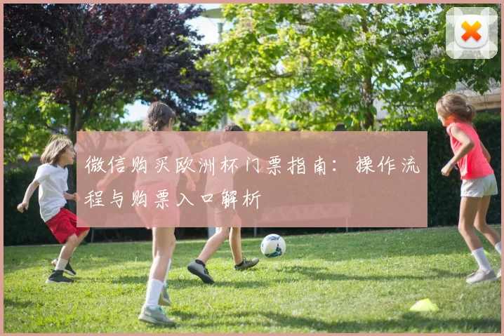 微信购买欧洲杯门票指南：操作流程与购票入口解析