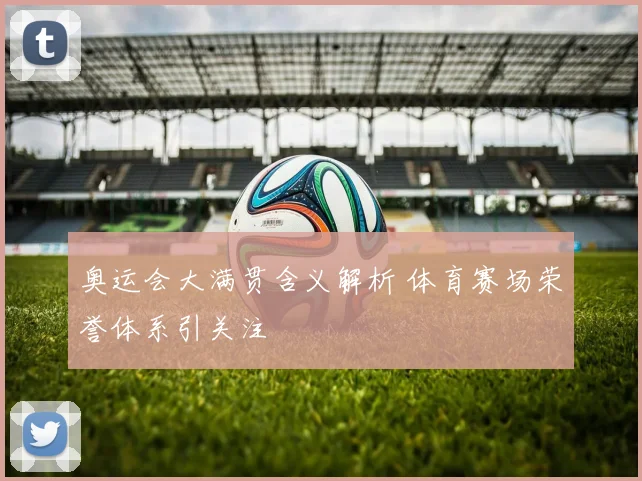 奥运会大满贯含义解析 体育赛场荣誉体系引关注